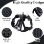 Puppy Harness and Leash Set - Reflective Small Dog Vest Harness for Walking, Classic Plaid Harness with Escape Proof Buckle, Soft Mesh Jacket for Puppies, Cats