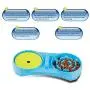 JUSTPET Anti Wet Mouth Slow Drink Pet Water Bowl, Anti Choke Slow Feeder Interactive Bloat Stop Dog Bowl, 2 in 1 Pet Double Bowl for Dogs Cats (Blue) JUSTPET Anti Wet Mouth Slow Drink Pet Water Bowl, Anti Choke Slow Feeder Interactive Bloat Stop Dog Bowl, 2 in 1 Pet Double Bowl for Dogs Cats (Blue)