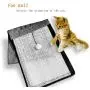 Andiker Cat Scratch Pad, 2 in 1 Use Cat Scratching Mat & Natural Sisal Fabric Sofa Shield Furniture Pad Durable & Washable Cat Scratcher Pad Cover with One Cute Ball (46 11.4 in)