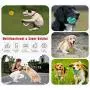 Idepet Dog Toy Ball, Nontoxic Bite Resistant Toy Ball for Pet Dogs Puppy Cat, Dog Pet Food Treat Feeder Chew Tooth Cleaning Ball Exercise Game IQ Training Ball