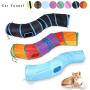 iCAGY Cat Tunnel for Indoor Cats Interactive, Rabbit Tunnel Toys, Pet Toys Play Tunnels for Cats Kittens Rabbits Puppies Crinkle Collapsible Pop Up 47''