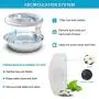 WOPET Cat Water Fountain Stainless Steel,Pet Fountain Dog Water Dispenser, Pet Drinking Fountain with 3 Replacement Filters for Dogs, Cats, Birds and Small Animals
