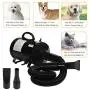 Display4top 2400W Dog Blower,Professional Portable Dog Dryer,3.2HP Speed Adjustable Heat Temperature Pet Dog & Cats Hair Dryer Blower for Home Grooming