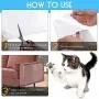 PrimePets 8Pack Cat Couch Protector, Furniture Protectors from Cats, 6PACK 17”X12” XL Cat Scratch Deterrent Tape, 2 Pack 17”x 10” Large Anti Scratch Training Tape with Pins for Upholstery Sofa, Door PrimePets 8Pack Cat Couch Protector, Furniture Protectors from Cats, 6PACK 17”X12” XL Cat Scratch Deterrent Tape, 2 Pack 17”x 10” Large Anti Scratch Training Tape with Pins for Upholstery Sofa, Door
