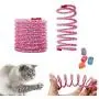 Weiba Pet Wide Colorful Springs Cat Toys for Cat Kitten Pets, Playful Coils BPA Free Plastic for Swatting, Biting, etc.(6pcs Random Color) Weiba Pet Wide Colorful Springs Cat Toys for Cat Kitten Pets, Playful Coils BPA Free Plastic for Swatting, Biting, etc.(6pcs Random Color)