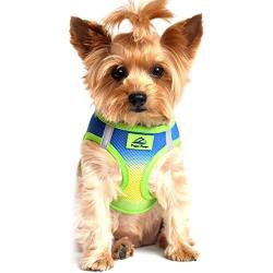 Ultra Choke Free Step in Reflective Dog Harness American River Ombre Cobalt Sport