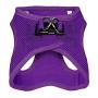 Best Pet Supplies Voyager Step-in Air Dog Harness - All Weather Mesh, Step in Vest Harness for Small and Medium Dogs, Purple (Matching Trim), M (Chest: 16-18'') (207-PPW-M)