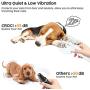 Croci Dog Nail Grinder with LED Light Quiet 15h Working Time - Professional 2-Speed Pet Nail Trimmer Electric Rechargeable Pet Nail Grinder Nail File for Large Medium Small Dogs and Cats