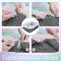 Self Warming Cat Bed / Mat for Indoor Cats - Pet Bed Cushion for Small Dogs, Warm Cave, Soft Colorful Plush Fluffy Puppy Sofa with Anti Slip Bottom