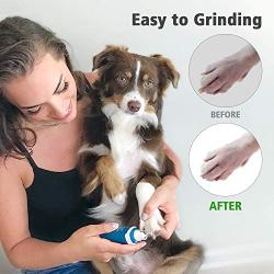 EASTBLUE Professional Dog Nail Grinder: 2-Speed Portable Electric Pet Nails Trimmers with Upgraded Quiet Motor for Small | Medium | Large Dog & Cat