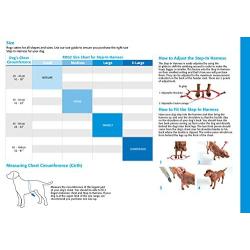 Rogz Utility Medium 5/8-Inch Reflective Snake Adjustable Dog Step-in-Harness