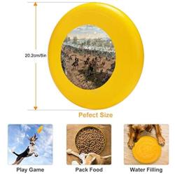 Pet Frisbee Flying Disc Dog Toy - Multifunction 1 Battle of Gettysburg War is Hell Store