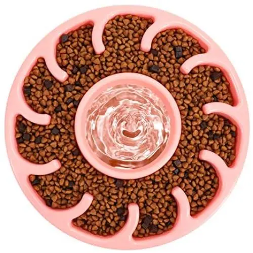 KASBAH Slow Feeder Dog Bowl for Medium/Large Dogs, Dog Food Bowl Anti-Gulping Dog Water Bowl Large Dog Bowl Interactive Bloat Stop Dog Bowls KASBAH Slow Feeder Dog Bowl for Medium/Large Dogs, Dog Food Bowl Anti-Gulping Dog Water Bowl Large Dog Bowl Interactive Bloat Stop Dog Bowls