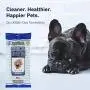 International Veterinary Sciences IVS Quick Bath Pet Towelettes, Removes Odor, Extra Thick and Heavy Duty, Made in The USA