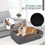 Warmer Pet Dog Beds for Small/Medium/Large Dog,Rectangle Pet Bed Thickened Enough with Soft Coral Fleece and Non-Slip Bottom ,Durable Dog Sofa Couch Pet Bed