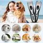 Telfun Dog Clippers for Grooming,New Upgrade 2 Blades Electric Dog Trimmer,USB Rechargeable Low Noise Cat Clippers Cordless Pet Grooming Tools Suitable for Hair Trimming of All Parts of The Pets Body
