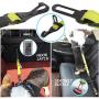 TEAYPET Dog car Seat Belt | Pet Safety Belt for Travel and Daily Use,Equipped with Adjustable,Durable Nylon Harness and Restraint Lockable Swivel Carabiner.Double Safety Guarantee Design