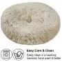 Zerohub Calming Dog Bed, Ultra Soft Faux Fur Donut Cuddler Dog Bed with Anti-Slip & Waterproof Base, Machine Washable Round Pet Bed for Small Medium Dogs and Cats (Multiple Sizes) Zerohub Calming Dog Bed, Ultra Soft Faux Fur Donut Cuddler Dog Bed with Anti-Slip & Waterproof Base, Machine Washable Round Pet Bed for Small Medium Dogs and Cats (Multiple Sizes)