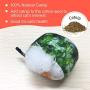 Catnip Toys, 8 Pack Fluffy Cat Teething Chew Toy, Bite Resistant Cat Chew Toy, Catnip Filled Sushi Roll, Replacements For Cat Wand Toy, Cat Lovers Interactive Plush Gift for Indoor Cats Kitten Kitty