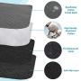SlowTon Washable Dog Pee Pad, 2 Pack Reusable Waterproof Doggy Cats Potty Mat Super Fast Absorbent Comfortable Unscented No Leak Slip Housebreaking Training Whelping Travel Mat (L, 2 Pack)