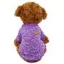 Idepet Pet Dog Classic Knitwear Sweater Fleece Coat Soft Thickening Warm Pup Dogs Shirt Winter Pet Dog Cat Clothes Puppy Customes Clothing for Small Dogs(Read The Size Chart First)