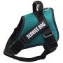 Dihapet No Pull Dog Harness, Adjustable Service Dog Vest, Reflective Easy for Walking Training