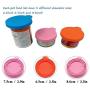 CuleedTec Silicone Pet Food Storage Can Lid Cover for Dog Cat Food, One Fits Three Standard Sizes Food-Grade Can Tops,Pack of 4