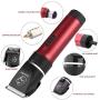 Sminiker Low Noise Cat and Dog Clippers Rechargeable Cordless Pet Clippers Grooming Kit with Storage Bag 5 Speed Professional Animal Clippers Pet Grooming Kit