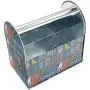 Paw Prints 37591 Word Design Tin Supply Caddy, 5.13'' x 8.38'' x 8''