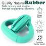Pawaboo Dog Toothbrush Chew Toys, Rubber Toothbrush Stick Teeth Cleaning Dental Care Massager, Multifunctional Interactive Tug Chew Toys with Handle for Medium Large Dogs Aggressive Chewers <65 lbs