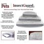 $averPak Pets - InsectGuard Permethrin Insect Repellent Plush Orthopedic Dog and Cat Pet Bed with Removable Washable Cover in Small, Medium, Large