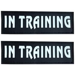 SGODA Service Dog Patch Pet Vest Harness, Large, 6”x2”, DO NOT PET, in Training, Therapy Dog