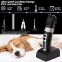 Nest 9 Dog Grooming Clippers Professional Heavy Duty 2 in 1 with Small Dog Paw Trimmer Blade Quiet Rechargeable Cordless Electric Hair Cutting Kit for Dogs Cats