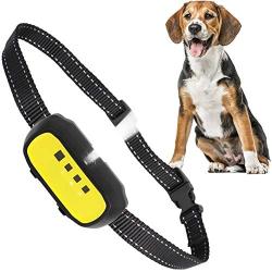 Geilibuy Dog Training Collar, Small Spray Antibark Collar for Small to Large Dogs 8-100lbs, Rechargeable Spray Dog Collar with 500Ft Remote, Beep and Automatic Spray Modes, Adjustable