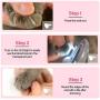 Pets Nail Paw Clippers with LED Light and Nail File Safety Guard to Avoid Over Cutting Professional Pet Beauty Tools for Dog & Cat