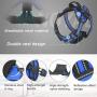 No-Pull Dog Harness, Reflective Adjustable Pet Harness with Front & Back - Soft Vest Easy Control Harness with Handle for Small Medium Large Dogs Outdoor Walking