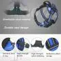 No-Pull Dog Harness, Reflective Adjustable Pet Harness with Front & Back - Soft Vest Easy Control Harness with Handle for Small Medium Large Dogs Outdoor Walking