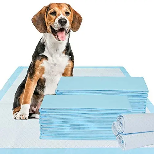 KITTYWOO Dog Pee Pad Ultra Absorbent Puppy Training Pad with Quick-Dry Surface Leak-Proof 5 Layer Potty Training Pee Pads KITTYWOO Dog Pee Pad Ultra Absorbent Puppy Training Pad with Quick-Dry Surface Leak-Proof 5 Layer Potty Training Pee Pads