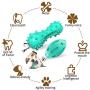 KANCHOU Squeaky Dog Toys for Aggressive Chewers Large Breed Medium Large Dog Chew Toys Extremely Durable Indestructible Dog Toys with 1 Chew Ball and 1 Toothbrush