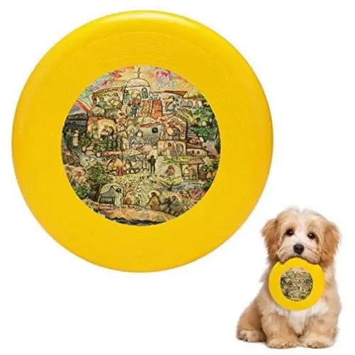 Pet Frisbee Flying Disc Dog Toy - Multifunction The Works of Mercy Jen Norton Pet Frisbee Flying Disc Dog Toy - Multifunction The Works of Mercy Jen Norton