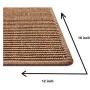 ShopTrend Cat Scratching Mat,Natural Sisal Cat Mat,Protection Play Scratcher Pad