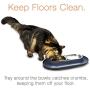 Hepper - Nomnom Modern Cat Bowl - Whisker Friendly + No Spill - Stainless Steel Pet Food and Water Dish for Cats, Dogs, and Small Pets