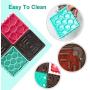 BLANDSTRS Pet Slow Feeder Dog Bowl & Lick Mat for Dogs and Cats, Dog Licking Pads for Slower Healthier Eating and Slow Dispensing Treat Mat Suctions to Wall for Dog Bathing, Grooming 4 Pcs