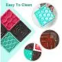 BLANDSTRS Pet Slow Feeder Dog Bowl & Lick Mat for Dogs and Cats, Dog Licking Pads for Slower Healthier Eating and Slow Dispensing Treat Mat Suctions to Wall for Dog Bathing, Grooming 4 Pcs