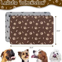 SCENEREAL Waterproof and Non-Slip Dog Food Mat - 2 Pack Pet Feeding Mat - Dog Mat for Bowls 2 Treat Mat for Dogs Cats