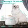 iPettie Elevated and Tilted Cat Food Bowl Cat Dish, Pet Feeding Station with Stand for Small Dog, Better Than Stainless Steel and Ceramic, Made from Certified Food-Safe Plastics, Non-Slip & No Spill