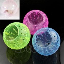 Pet Rodent Mice Jogging Hamster Gerbil Rat Play Toy Plastic Exercise Small Ball