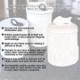 Creature Comforts Meow Treat Jar - White - Small