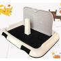 DAN Pet Potty Puppy Toilet with Simulation Wall for Male Dog Pee Training Pad