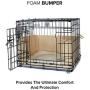 Pet Dreams Complete 3 Piece Crate Bedding Set! The Original Crate Cover, Crate Pad and Crate Bumper for Double Door Dog Crate